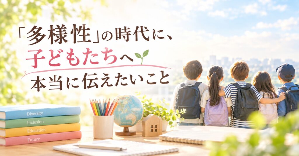 多様性の時代にこ子もたちに伝えたいこと